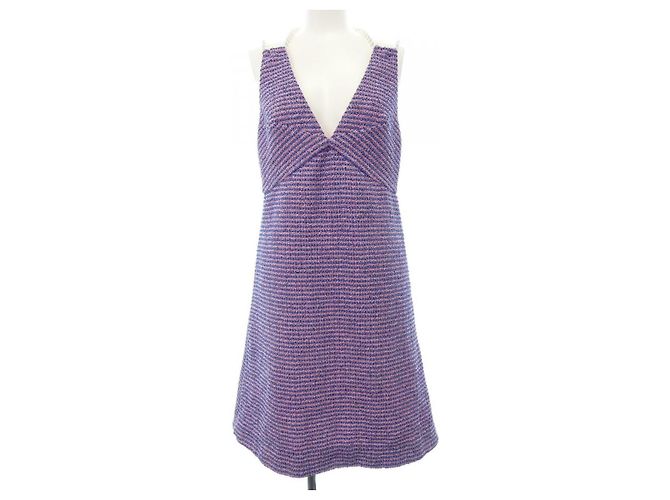 Timeless Chanel Kleid Pink Blau