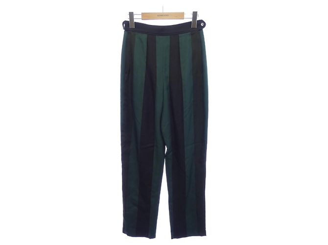 Hermès Pantaloni in seta Hermes Nero