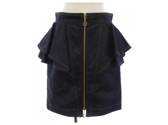 Saia Louis Vuitton Azul Azul marinho
