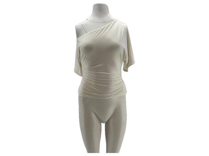 Autre Marque Weißes Off-Shoulder-Top