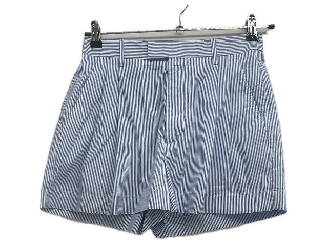 Autre Marque ARMARIUM Baumwollshorts blau gestreift