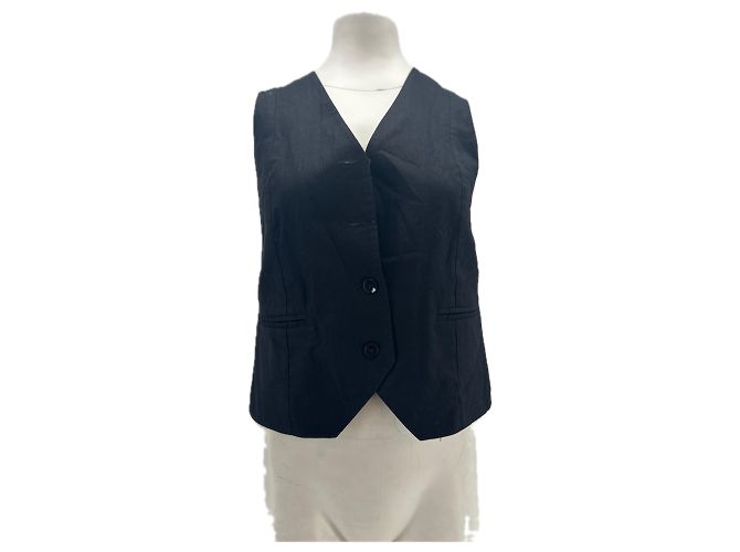 Autre Marque Blazer RIXO negro de algodón XS