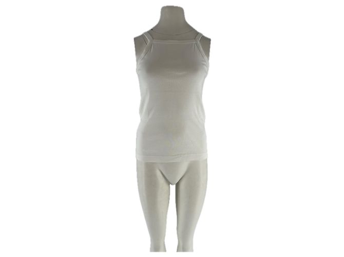 Autre Marque Canotta bianca in cotone ARKET Bianco