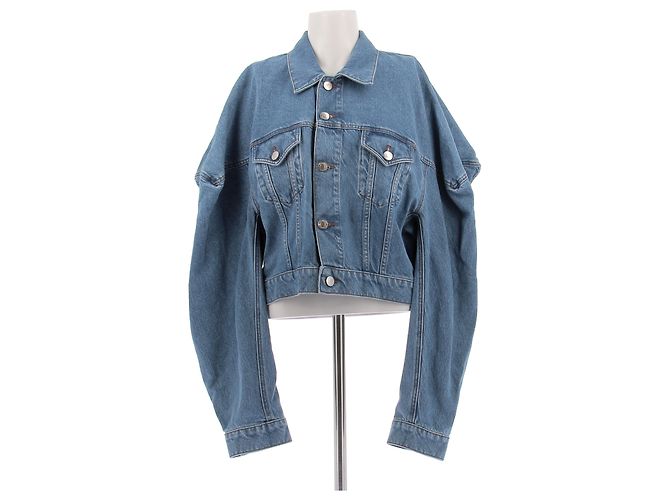 Giacca in denim Viktor & Rolf blu cotone S