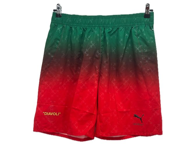 Puma Shorts Grün und Rot