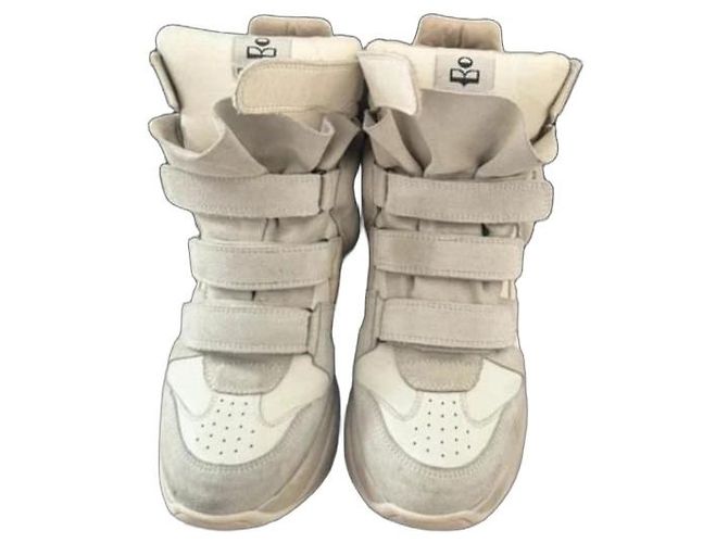 Baskets "Balakee" Isabel Marant Blanc Beige