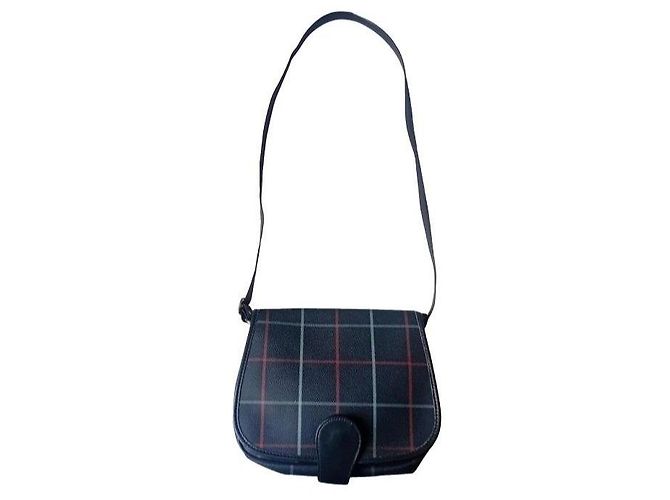 Burberrys Borsa a tracolla Nova Check Rosso Grigio Blu scuro