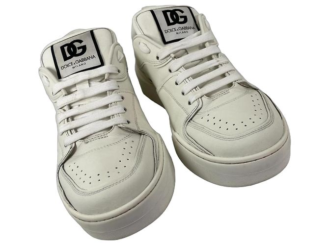 Dolce & Gabbana Roma Low-Top Sneaker Weiß