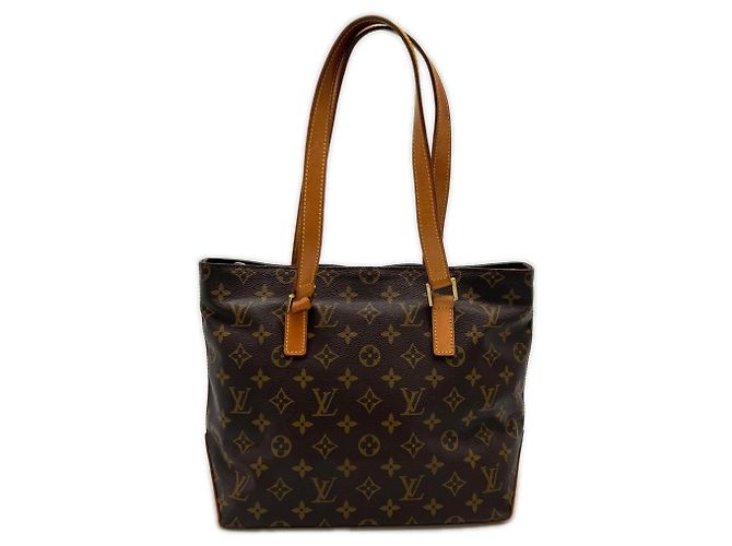 Bolsa Cabas Piano Monogram Louis Vuitton Marrom