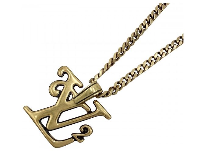 Collana da uomo Louis Vuitton con pendente D'oro