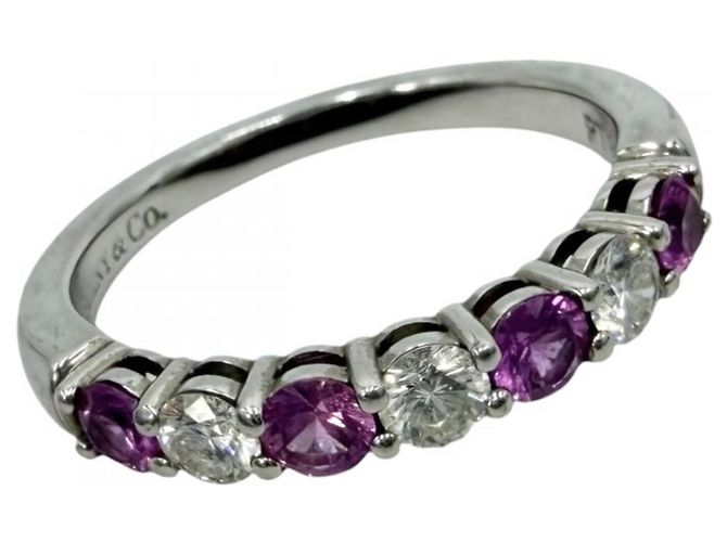Tiffany & Co. Women's Forever Embrace Band Half Eternity Ring 
