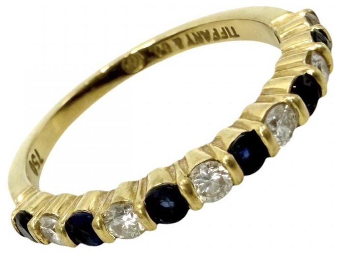 Anello a mezza eternità da donna Tiffany & Co. Giallo