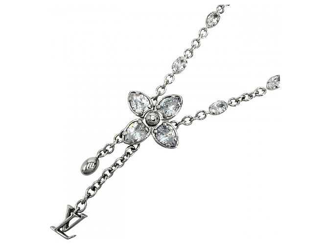 Collar Louis Vuitton Monogram Flower Plata