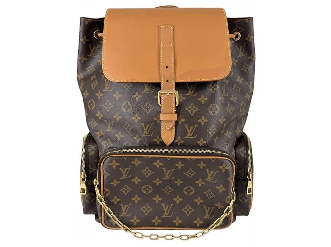 Louis Vuitton Men's Trio Backpack Brown