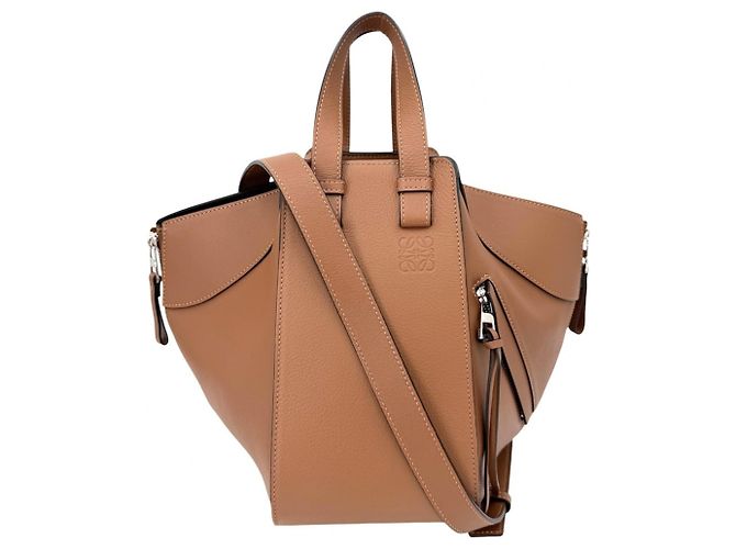 Bolsa Hammock feminina Loewe Marrom