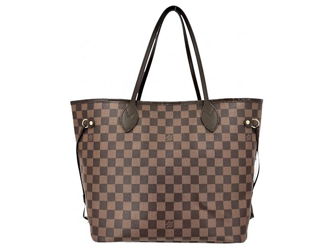 Sac cabas Louis Vuitton Neverfull MM Marron