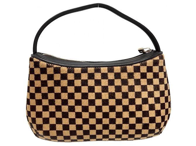 Mini borsa Louis Vuitton Damier Sauvage Tiger Marrone