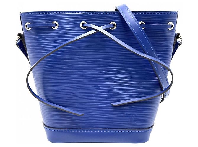 Borsa a tracolla Louis Vuitton Epi Nano Noe Mini Blu