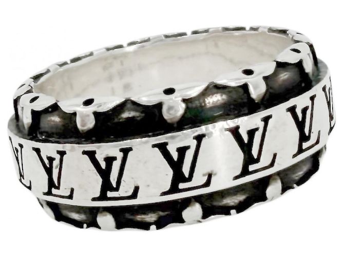 Louis Vuitton Men's LV Drift Accessory Ring Silvery