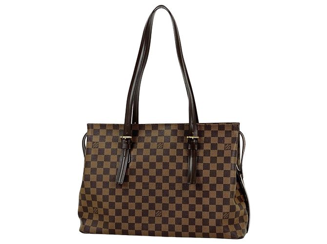 Borsa Tote Louis Vuitton Chelsea Marrone