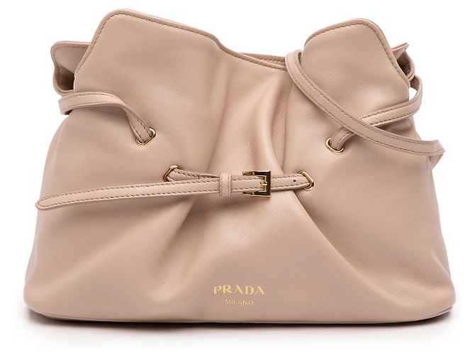 Borsa a tracolla Prada Dada piccola in nappa rosa