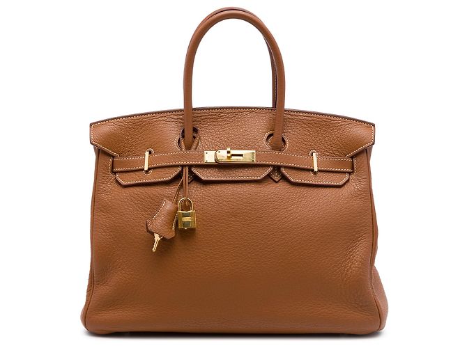 Hermès Marron Togo Birkin Retourne 35