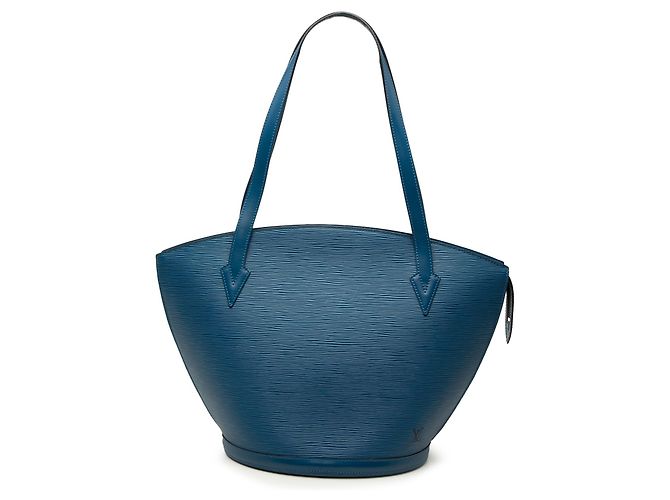 Louis Vuitton Blue Epi Saint Jacques GM Long Strap