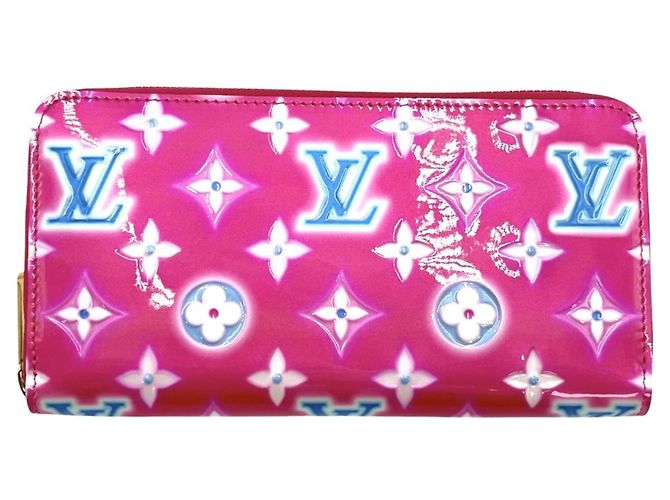 Cartera larga Louis Vuitton Monogram Vernis Rosa