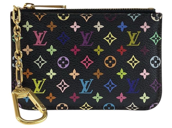 Louis Vuitton Monogram Multicolor Pochette Clé Noir
