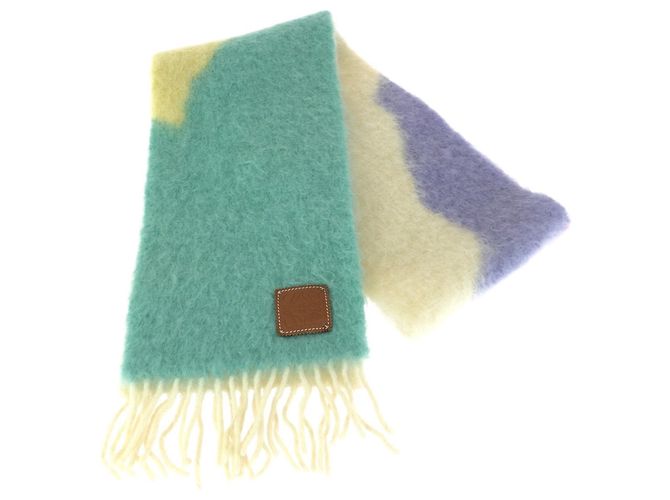 Loewe Anagram Multicolor Wool Scarf/Stole Multiple colors
