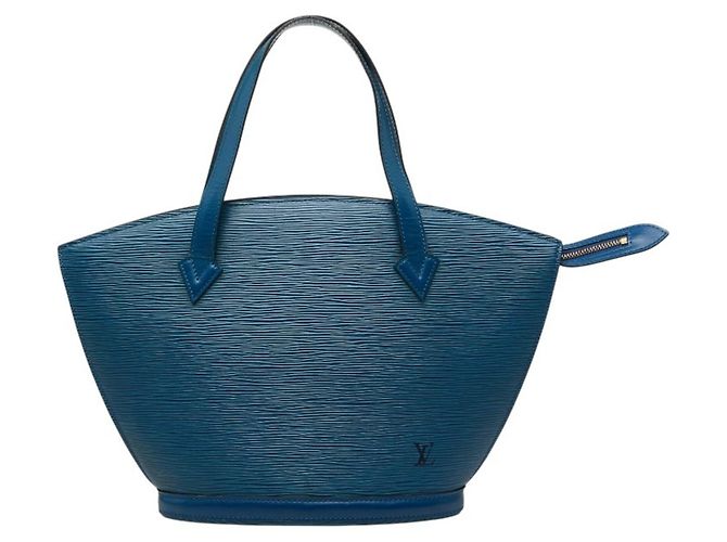 Louis Vuitton Epi Saint Jacques Handtasche in Toledo Blue Blau
