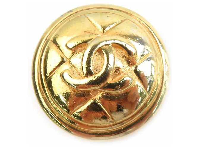 Chanel Brosche aus Goldmetall Golden