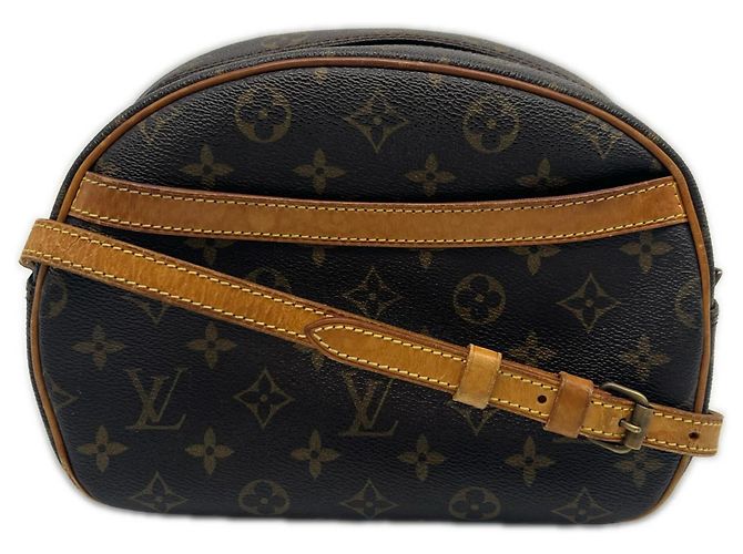 BOLSA de ombro LOUIS VUITTON Monogram Blois M51221 Marrom