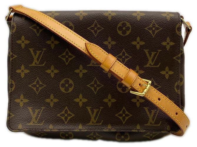 Bolsa de Ombro Louis Vuitton Monogram Musette Tango Marrom