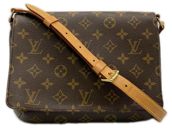 Bolsa de Ombro Louis Vuitton Monogram Musette Tango Marrom