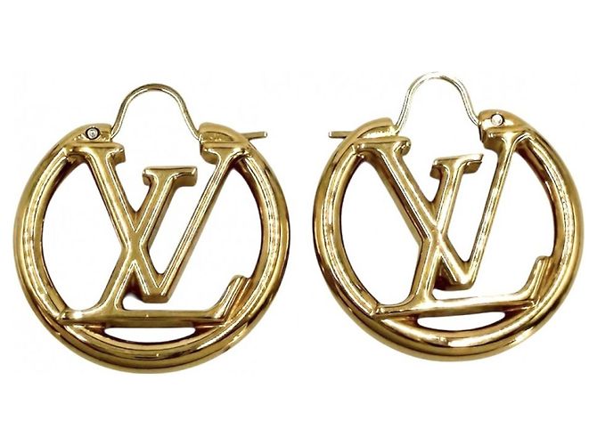 Pendientes Louise LV Circle para mujer Louis Vuitton Dorado