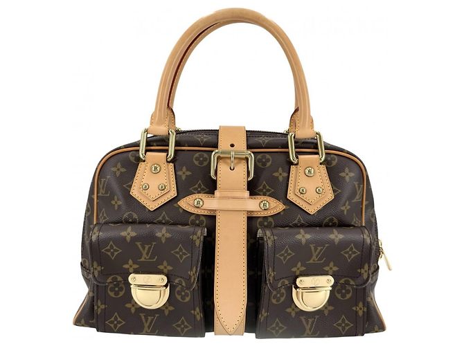 Sac à main Louis Vuitton Manhattan GM Marron