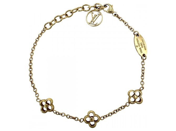 Pulsera charm de oro Louis Vuitton Dorado