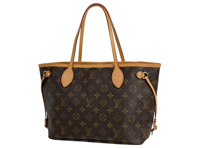 Sac à main cabas Louis Vuitton Neverfull PM Marron