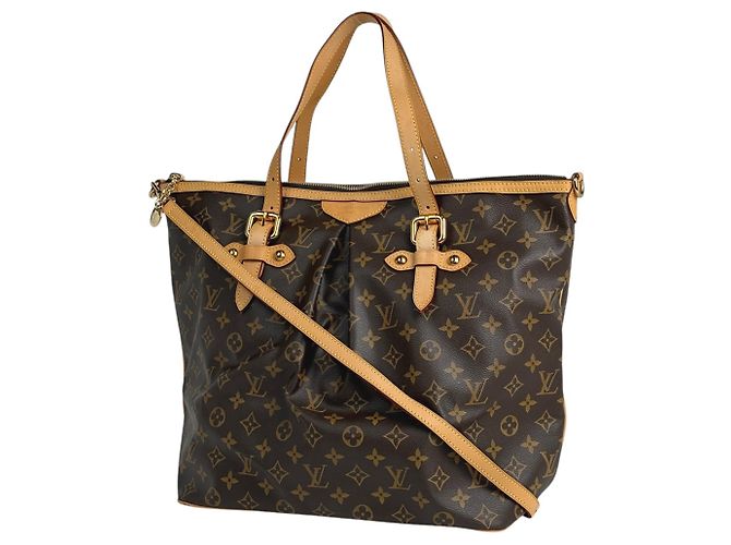 Louis Vuitton Palermo GM 2-Way Tote Bag Braun