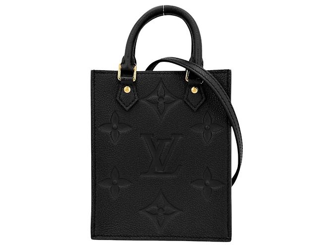 Mini bolsa de ombro Louis Vuitton Monogram Empreinte Preto
