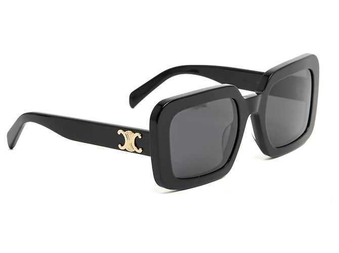 Occhiali da Sole Celine 2024 Triomphe Black Square Céline Nero