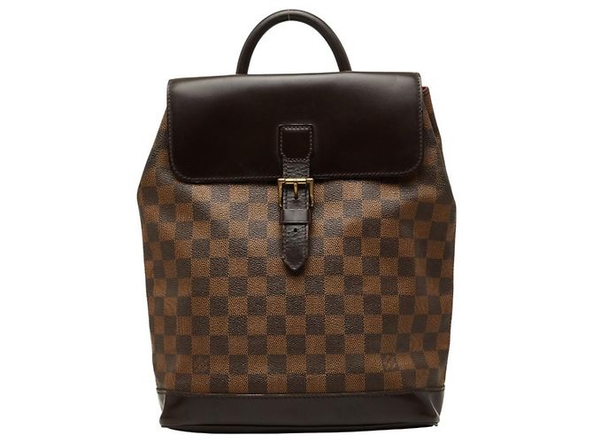 Louis Vuitton Damier Soho Backpack Brown