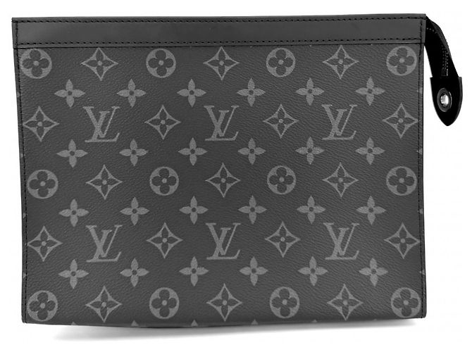 Pochette Voyage MM Monogram Eclipse da uomo Louis Vuitton Nero