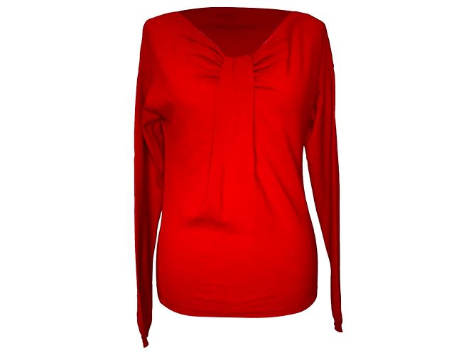 Valentino Garavani Valentino Pullover mit Schleifendetail aus roter Wolle 