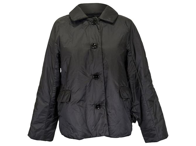 Max Mara The Cube Water-Repellent Jacket in Black Polyester