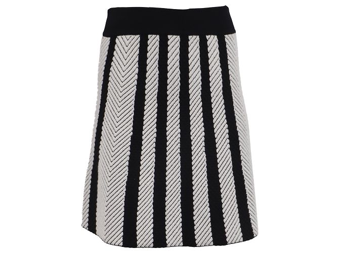 Mini gonna Trapeze Maje in poliammide nera Nero