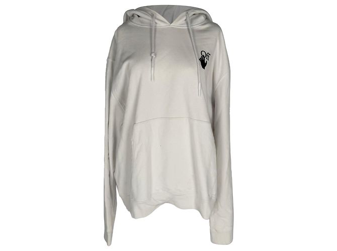 Off White Sudadera Off-White Degrade Arrow-Print en algodón blanco