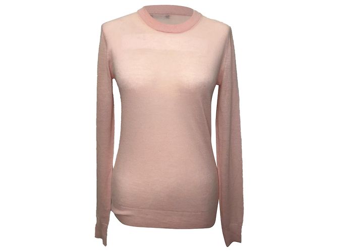 Joseph Strickpullover mit Rundhalsausschnitt aus rosa Kaschmir Pink