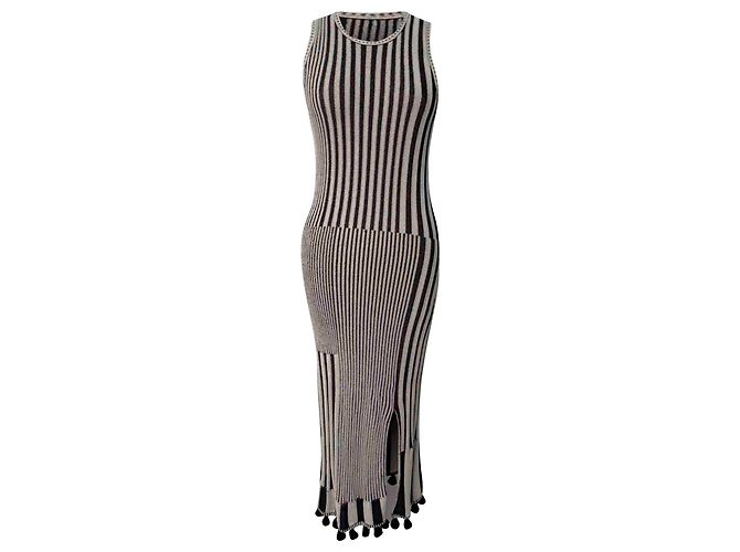 Abito bandage a righe Altuzarra in viscosa multicolore